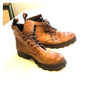 Camper brand leather lace up boots